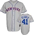 Tom Seaver Majestic Cooperstown Throwback New York Mets Jersey