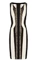 Graphic Deco Beading Dress