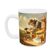 A Birdcatcher and His Dog (oil) by Antonius Leemans - Mug - Standard Size