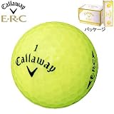 Callaway(キャロウェイ) E・R・C ボール クリスタル イエロー 1ダース(12個入り) C.ピース
