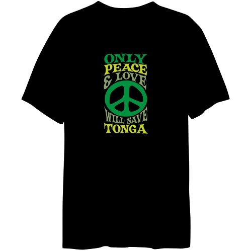 Produkt-Bild: Only Peace And Love Will Save Tonga Herren T-Shirt