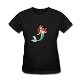 JXK Women's The Little Mermaid Fairy Tale Logo T-shirt Size S ColorName