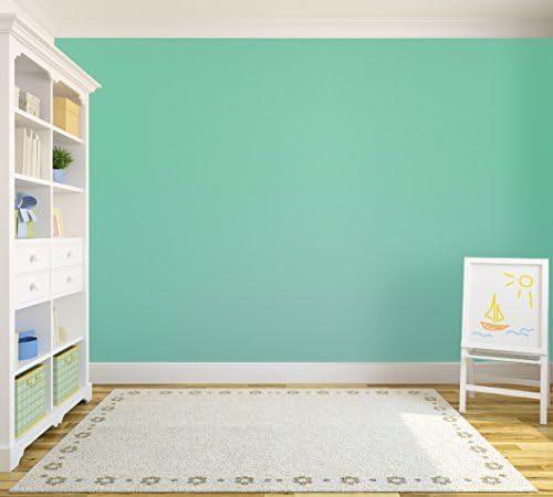 Caribbean Blue TemPaint: Removable Peel-and-Stick Wallpaper