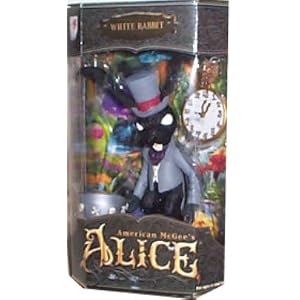 American McGee's Alice - White Rabbit (Black Rabbit in gray top coat and gray hat edition)... by 