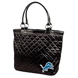 Detroit Lions Quilted Tote, Black