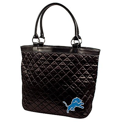Detroit Lions Quilted Tote, Black