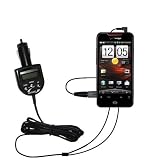 41Agvbbqk2L. SL160  Audio FM Transmitter Music Adapter with built in Internet Vehicle Car Charger tf? R HTC Droid Incredible   uses Gomadic TipExchange Technology