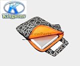 Kingsons Laptop Sleeve Case Bag For 13 13.3 inch Fujitsu Samsung Dell Acer ASUS Gateway HP Sony Compaq IBM Mac Sharp Toshiba Notebook (Black)
