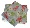 Tommy Hilfiger Coral Springs Lobster 3-Piece Sheet Set, Twin