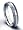 5 mm Tungsten Carbide Ring Stone Finish Polished Center Size 8