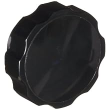 DimcoGray Black Phenolic Fluted Torque Knob Female, Brass Insert: 5/16-18" Thread x 7/16" Depth, 1-3/4" Diameter x 1-1/16" Height x 1-1/16" Hub Dia x 1/2" Hub Length (Pack of 10)