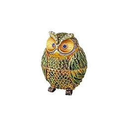 2.25" Decorative Owl Trinket Box