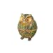 2.25" Decorative Owl Trinket Box