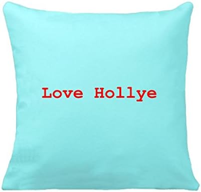 Love Hollye - Personalized 20 Inch Throw Pillow Case Home Cushion Covers