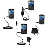 Road Warrior Kit for the Motorola MOTO Q Global includes a Car & Wall Charger AND USB cable AND Battery Extender - Gomadic Brand w/ TipExchange Technology