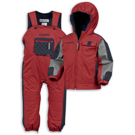 Columbia Santa Peak Set â€“ Boysâ€™ Sail Red