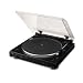 Denon DP 200 USB Vollautomatischer Plattenspieler (MM-System, Phono-Equalizer, PC-Software, USB-Anschluss ) schwarz