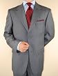 **NEW 2009 DESIGNER COLLECTION** New Mario Italian 2 Button Men Suits Virgin Wool 140s ~ Highest Quality ~ Perfect Fit ~ Medium Gray Stripe