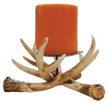 Antler Pillar Candle Holder 6-inch Antler Pillar Candle Holder 6-inch