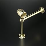 e-kanamono 足掛金物 CPB-2 足掛ブラケット 50mm センター用 ゴールド