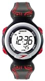 Speedo Kids Red and Black Dual Time Watch SD55156