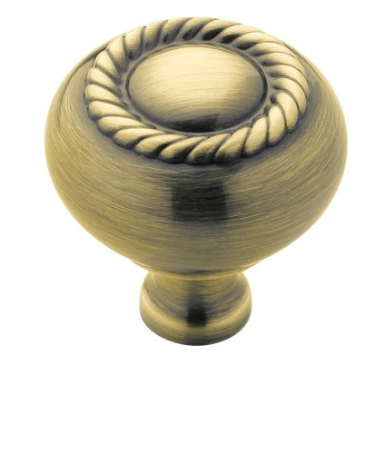 Amerock BP53471-EB Allison Scroll Knob 1-1/4-Inch Diameter, Elegant Brass