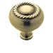 Amerock BP53471-EB Allison Scroll Knob 1-1/4-Inch Diameter, Elegant Brass