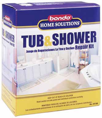 Tools: Bondo #20186 Tub/Shower Repair Kit