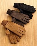 Iso by Isotoner Suede Ultra Thinsulate-Lined Glove