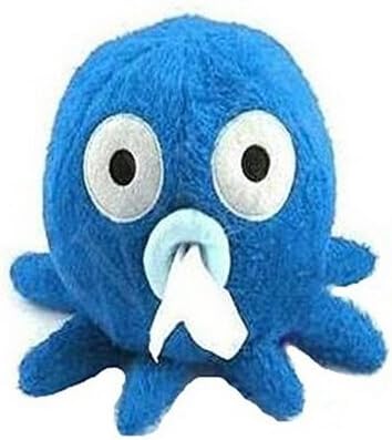 SOCOOL66 2014 New Home Cute Cartoon Octopus Fuzzy Tissue/paper Towels Box/bag/holder/accept Furniture Paper (Blue)