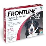New Merial Frontline Plus For Dogs 89-132 Lbs 3 Month Kills 98-100 Percentt Fleas Within 24 Hours