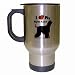 I Love My Afghan Hound Black Travel Mug