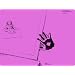 Schreibtischauflage f�r Linksh�nder. Farbe: pink
