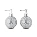WH Housewares Set of 2 Soap Dispenser-Lotion Bottle-Mosaic Glass Chrome Plated Plastic Pump-14 Ounce (Mirror)