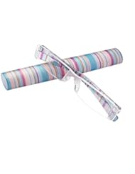 Health and Beauty: LianSan Brand Lightweight Portable Striped Unisex Reading Glasses Men Womens Readers Glasses L3220 (+2.0, Colorful Stripe) - LianSan