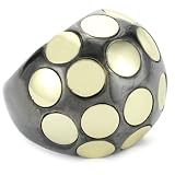 Joanna Laura Constantine Gold Disk Gunmetal Ri