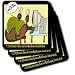 Why Snails Should Not Get Email Addresses - Set Of 4 Coasters - Soft