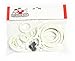 Game Room Guys Stern Whoa Nellie! Pinball White Rubber Ring Kit