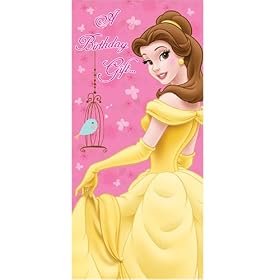 Disney Princess Money or Voucher Wallet Gift Idea - Size 95 x 195mm