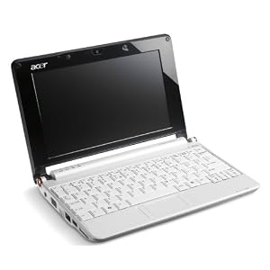 Acer Aspire One A150X weiss 22,6 cm (8,9 Zoll) WSVGA Netbook (Intel Atom N270 1,6 GHZ, 1GB RAM, 160GB HDD, XP Home)
