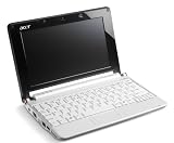 Acer Aspire One A110L 22,6 cm (8,9 Zoll) WSVGA Netbook (Intel Atom N270 1,6 GHz, 512MB RAM, 8GB SSD, Linux) weiss