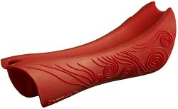 Fusionbrands Love Handle Silicone Pan Handle Grip and Utensil Rest, Red