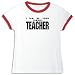 T-Shirt Ringer Woman White  I Can Be You Sindhi Teacher  Languaje