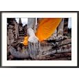 Giant Statue of Buddha, Sukothai, Thailand Collections Framed Photographic Poster Print by Koa Kahili, 35x25
