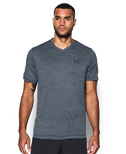 Under Armour Men's Tech V-Neck T-Shirt, Stealth Gray (009), Large