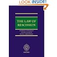 The Law of Rescission'