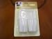 White 3 Piece Plastic Bathroom Accessory Set (soap dish, toothbrush holder, tumbler)