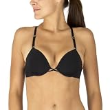 Gilligan & O'Malley Padded Racerback Bra - Ebony