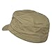 Big Size Cotton Fitted Military Cap - Khaki (For Big Head)