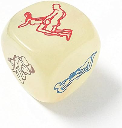 Novelty Couple Dice Love Dice Glow in the Dark Game Toy for Adult